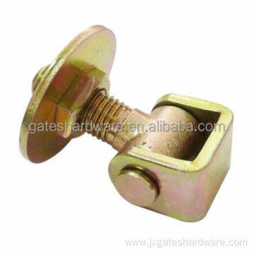 zinc-plated swing gate pivot Hinge with u-bolt&plate